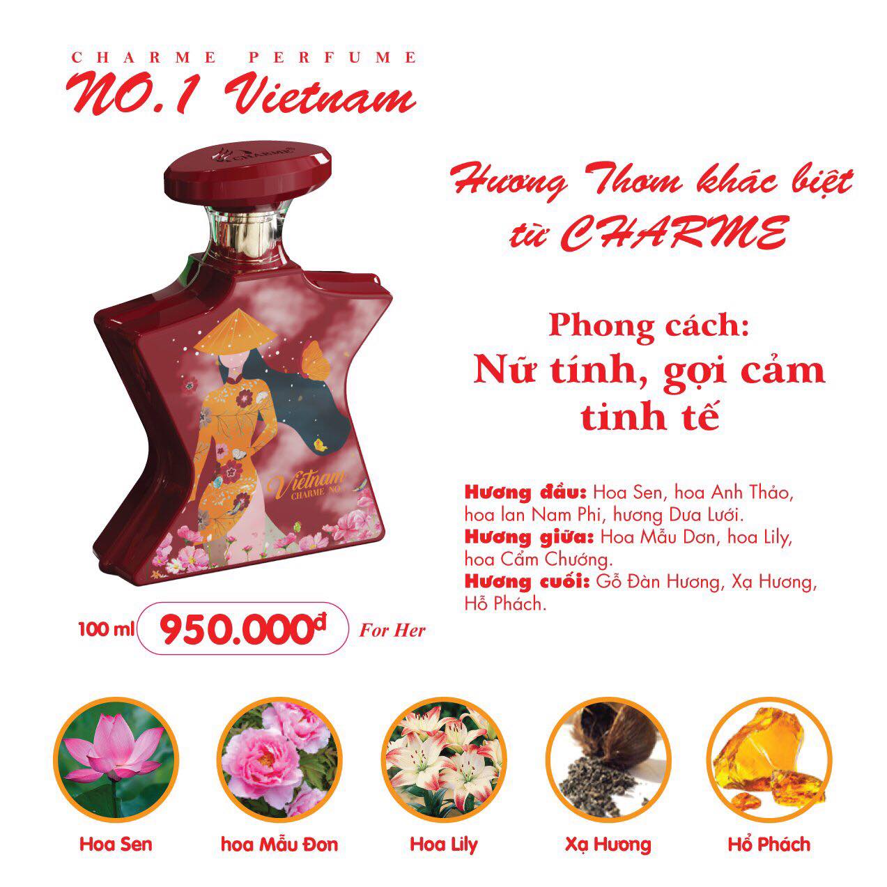 Charme No1 Việt Nam 100ml